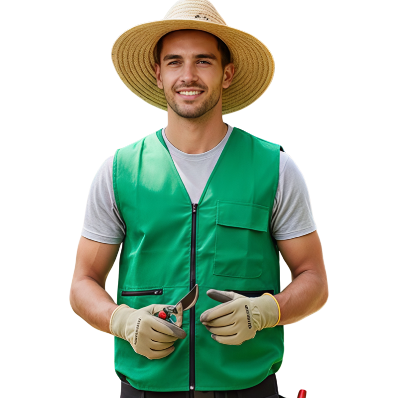 GILET VERT 03 POCHES